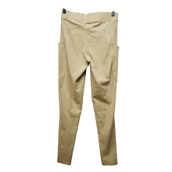 Santiny Womens Beige Riding Pants leggings Size S With Pockets & Stretch - Picture 11 of 12